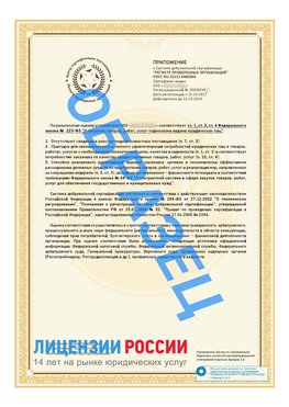 Образец сертификата РПО (Регистр проверенных организаций) Страница 2 Сходня Сертификат РПО